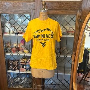 Gildan Yellow WV Maniacs 2017-2018 Short Sleeve Tee
